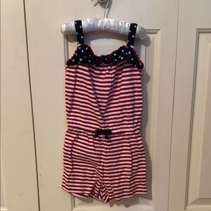 Gymboree Red and Blue Nautical Romper